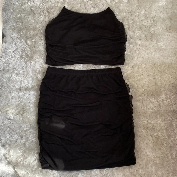 just Polly Dresses & Skirts - Just Polly New York sexy set of top and skirt size L NWOT